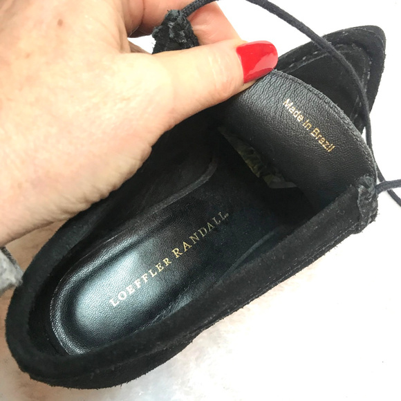 Loeffler Randall Black Suede shoes/Boots - Picture 4 of 9